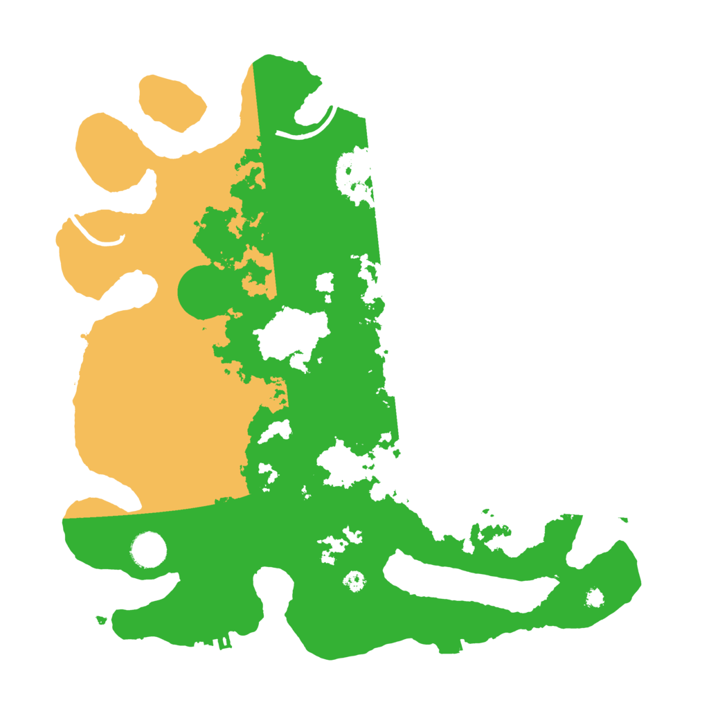 Biome Rust Map: Procedural Map, Size: 3500, Seed: 68782