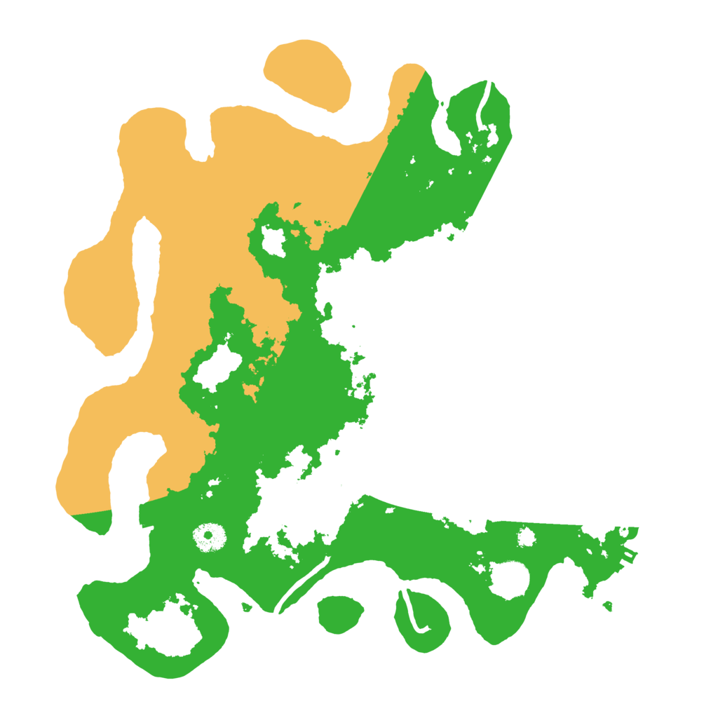 Biome Rust Map: Procedural Map, Size: 3500, Seed: 123985
