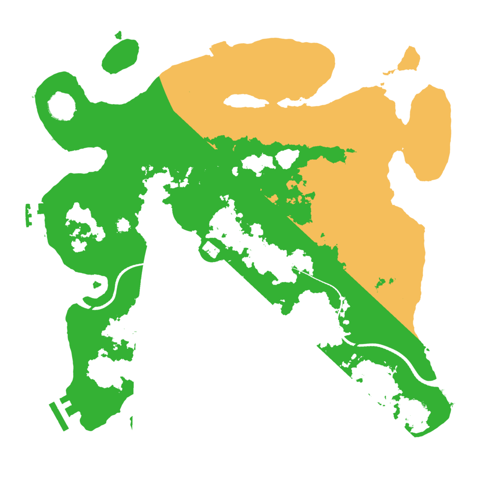 Biome Rust Map: Procedural Map, Size: 3250, Seed: 67650524