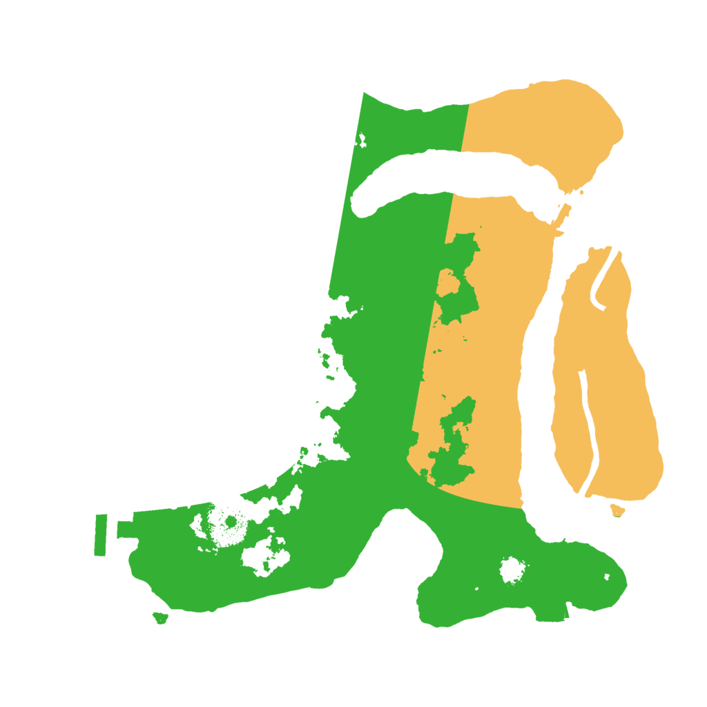 Biome Rust Map: Procedural Map, Size: 2500, Seed: 170000