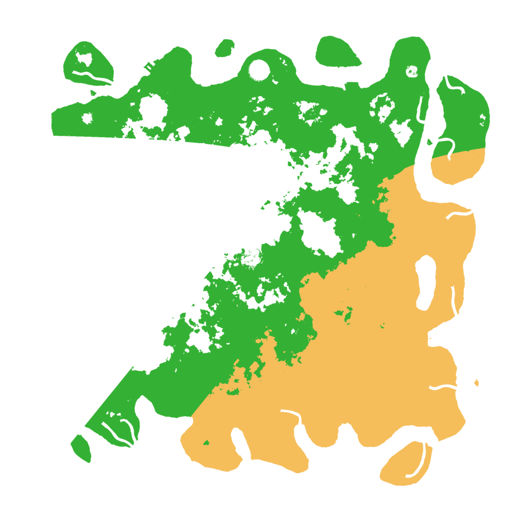 Biome Rust Map: Procedural Map, Size: 4300, Seed: 90037081