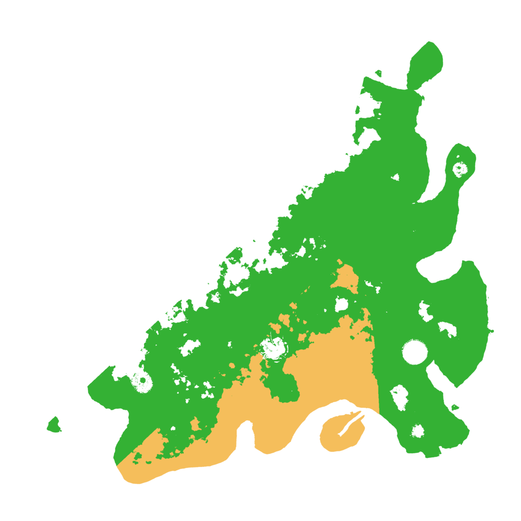 Biome Rust Map: Procedural Map, Size: 3700, Seed: 67017506