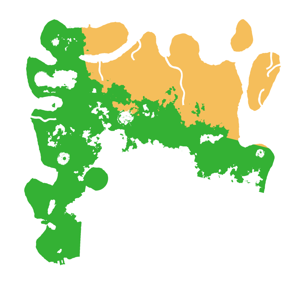 Biome Rust Map: Procedural Map, Size: 3650, Seed: 50201952