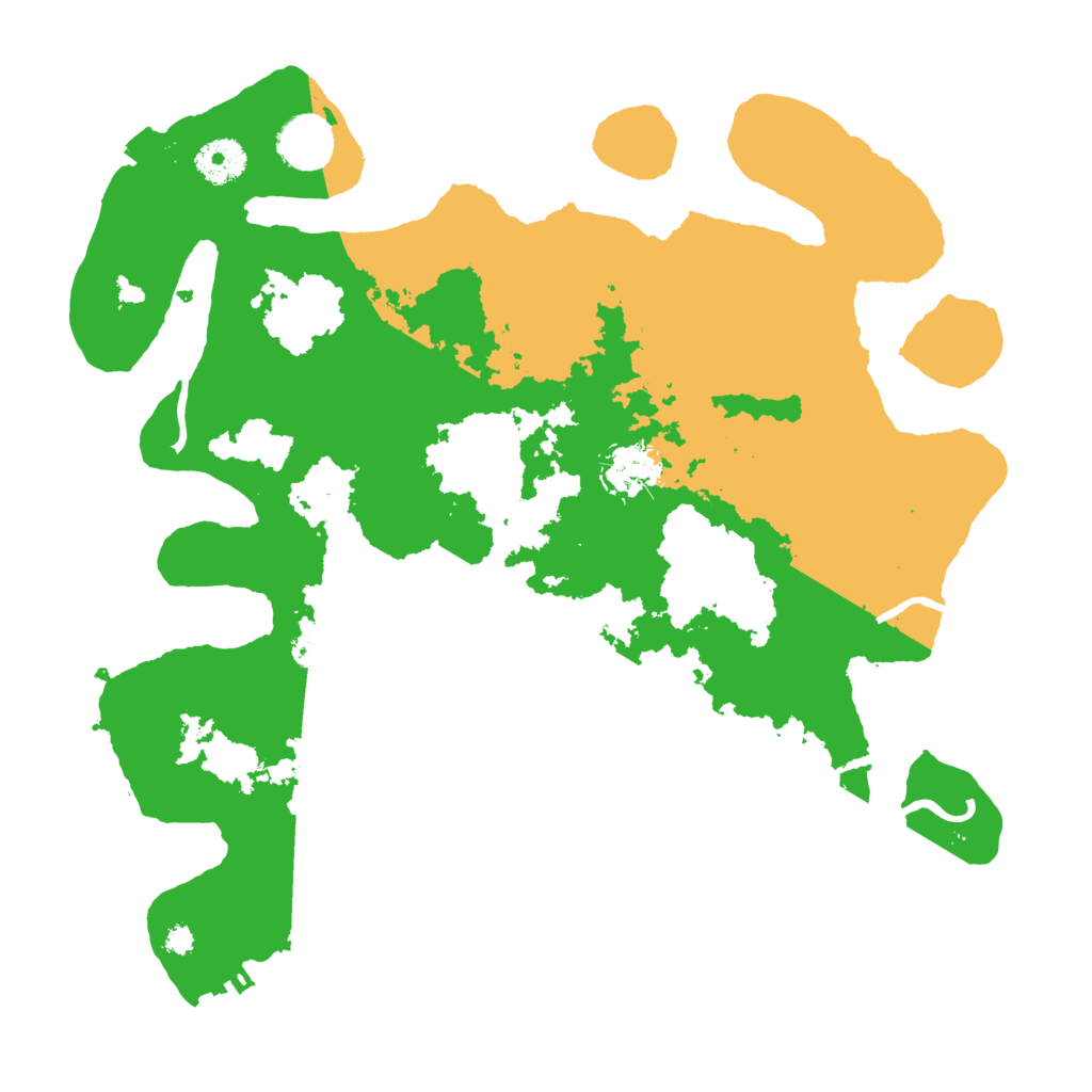 Biome Rust Map: Procedural Map, Size: 3500, Seed: 4263828