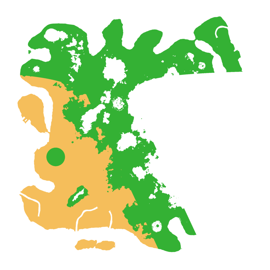 Biome Rust Map: Procedural Map, Size: 3850, Seed: 77082988