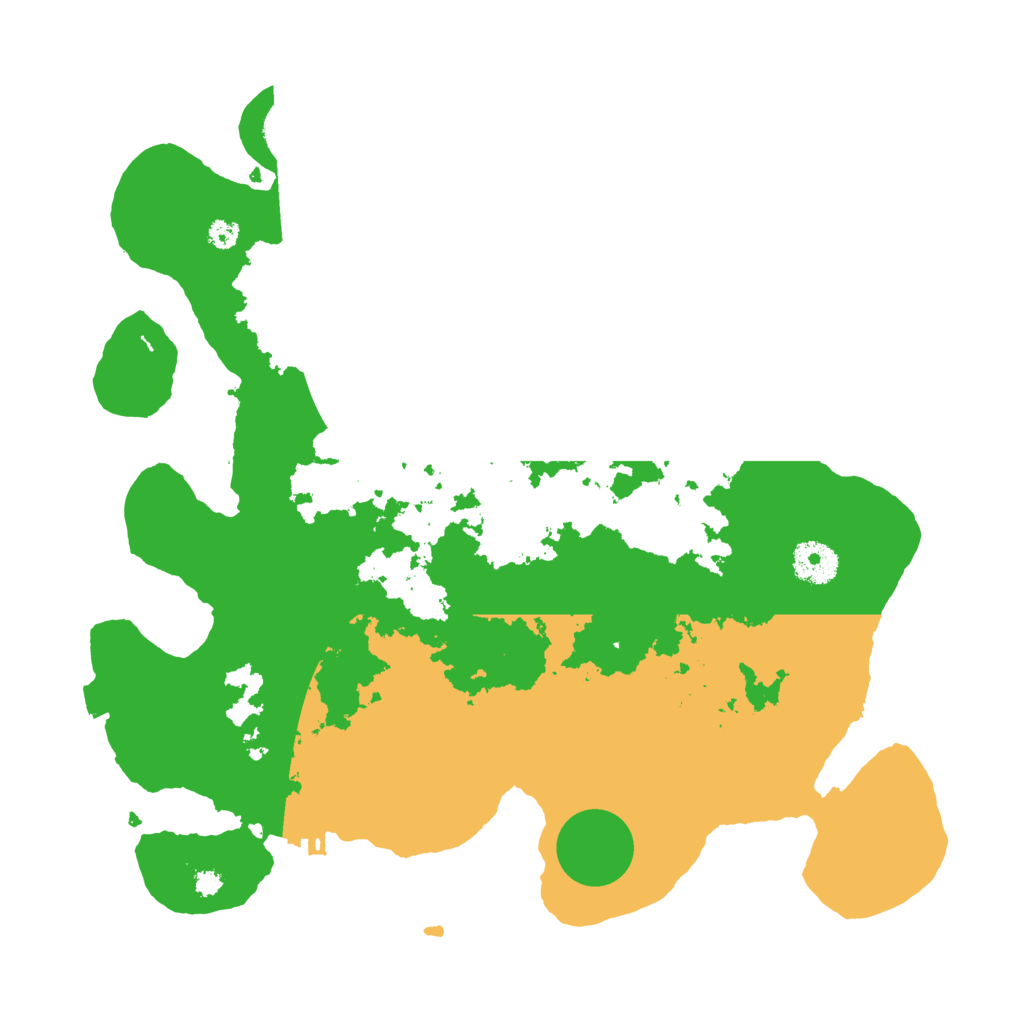 Biome Rust Map: Procedural Map, Size: 3500, Seed: 72214588