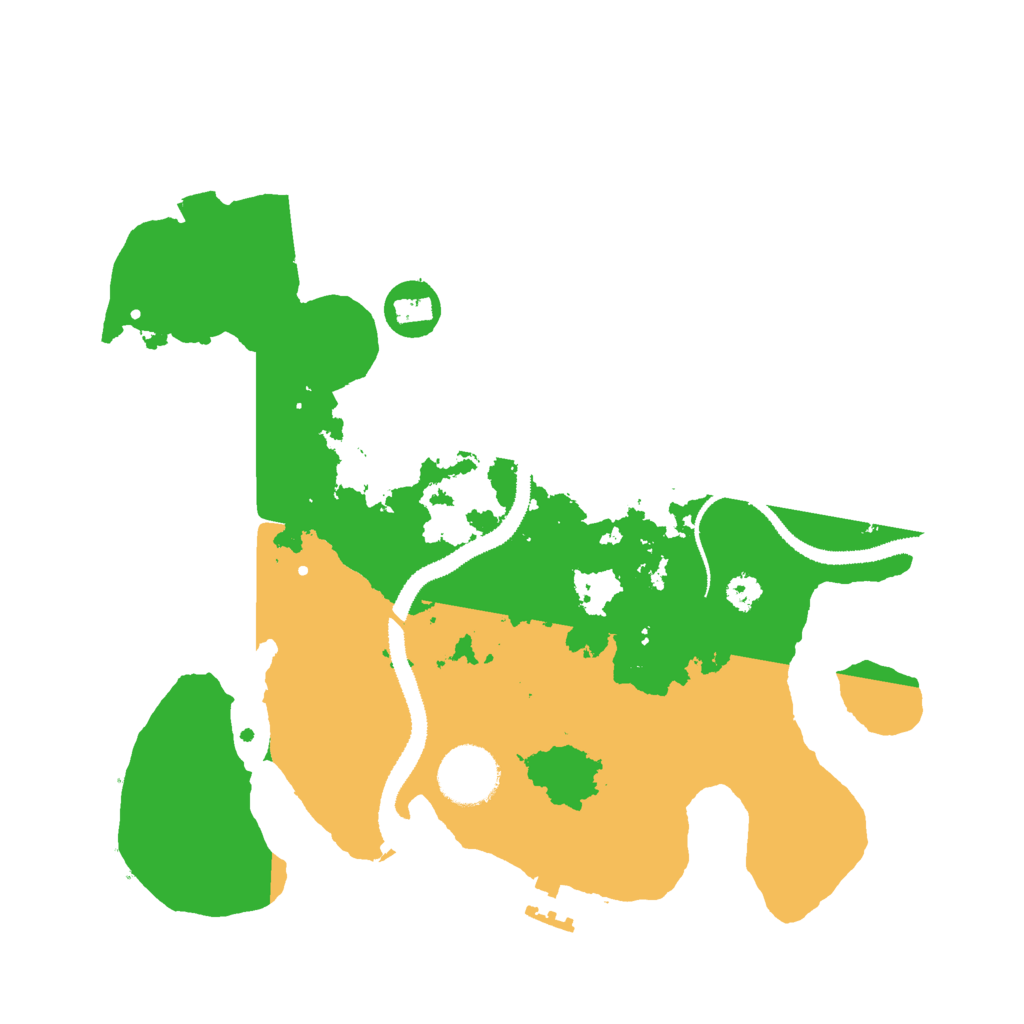 Biome Rust Map: Procedural Map, Size: 3000, Seed: 16382