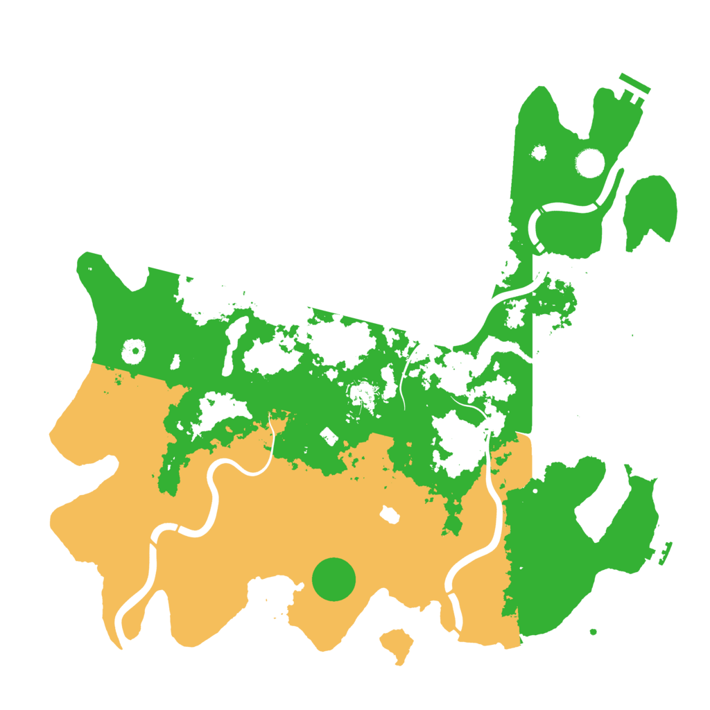 Biome Rust Map: Procedural Map, Size: 4300, Seed: 72296883