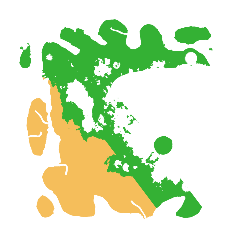 Biome Rust Map: Procedural Map, Size: 3600, Seed: 37846918