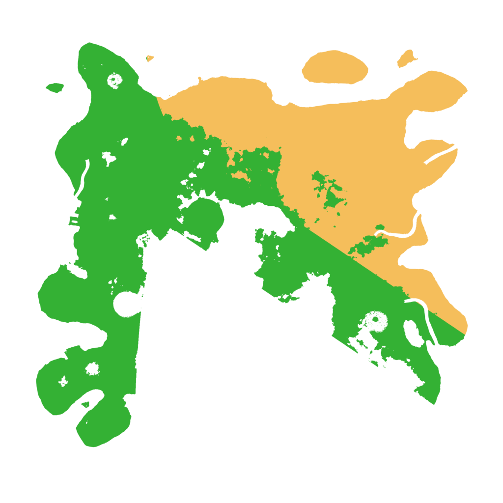 Biome Rust Map: Procedural Map, Size: 3500, Seed: 46783892