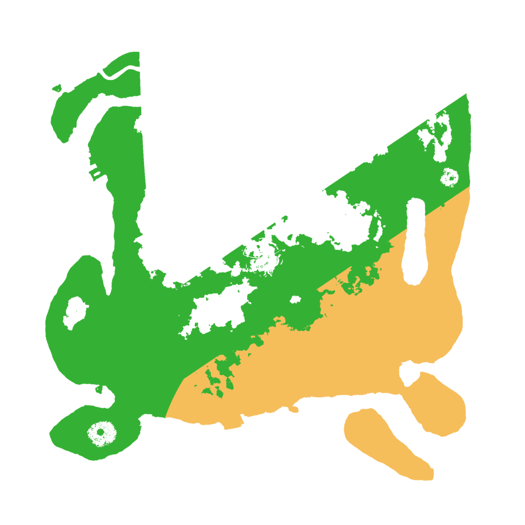 Biome Rust Map: Procedural Map, Size: 3000, Seed: 61724