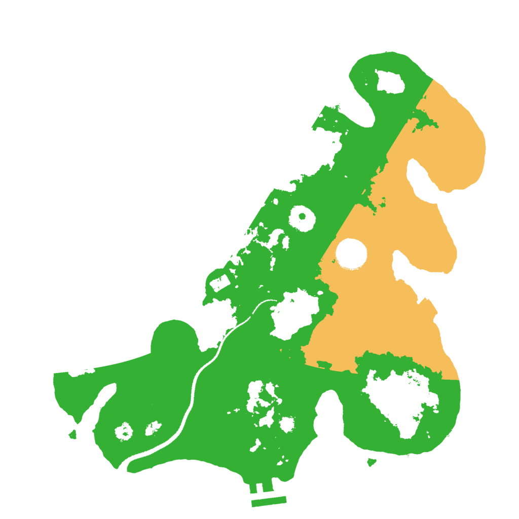 Biome Rust Map: Procedural Map, Size: 3000, Seed: 969718773