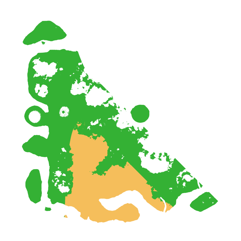 Biome Rust Map: Procedural Map, Size: 3550, Seed: 59895595