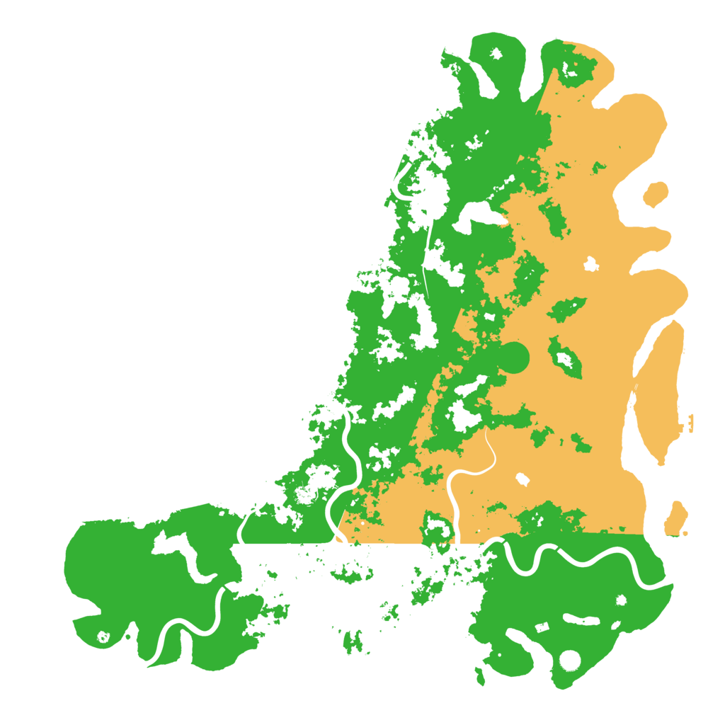 Biome Rust Map: Procedural Map, Size: 6000, Seed: 568098856