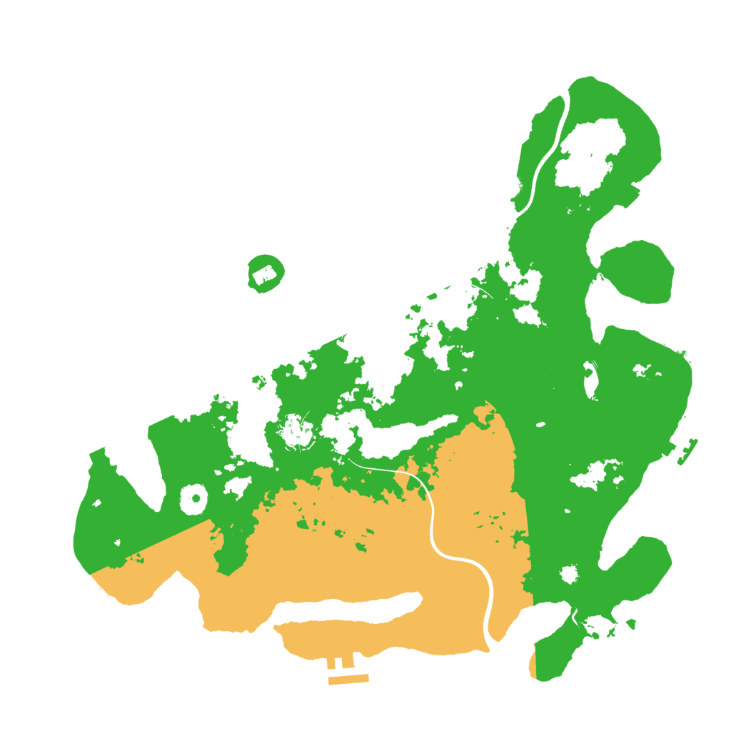 Biome Rust Map: Procedural Map, Size: 3650, Seed: 73331763