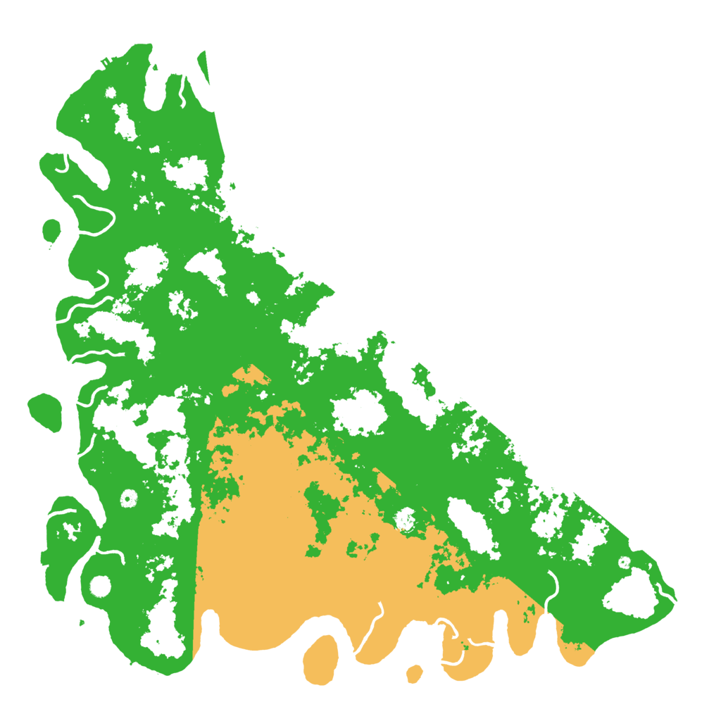 Biome Rust Map: Procedural Map, Size: 6000, Seed: 26684123