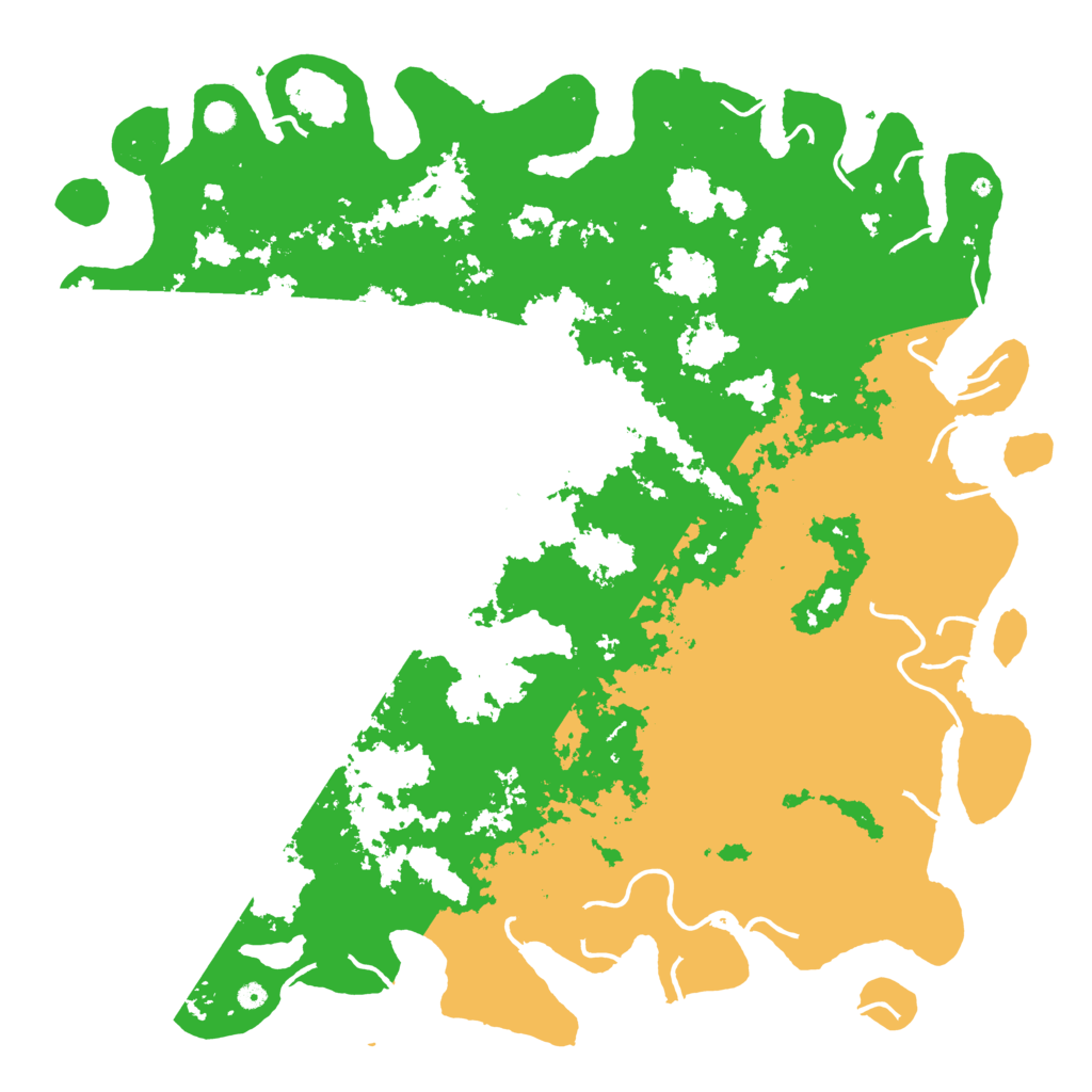 Biome Rust Map: Procedural Map, Size: 6000, Seed: 2130246624