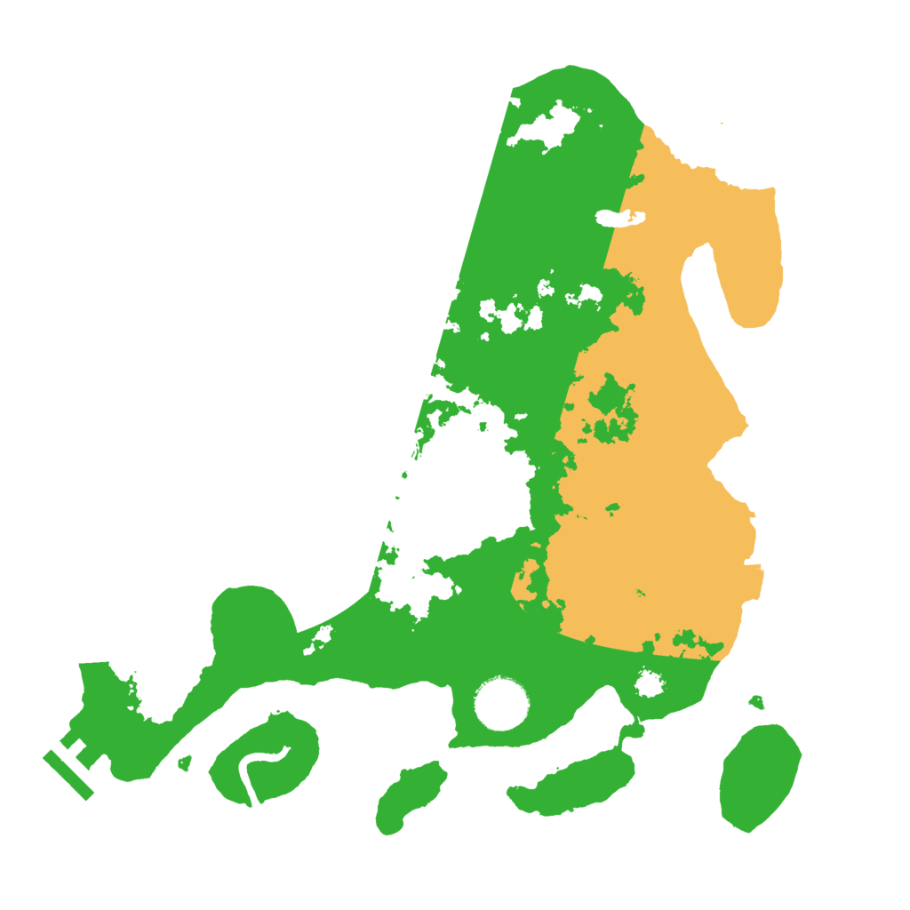 Biome Rust Map: Procedural Map, Size: 3000, Seed: 616142655