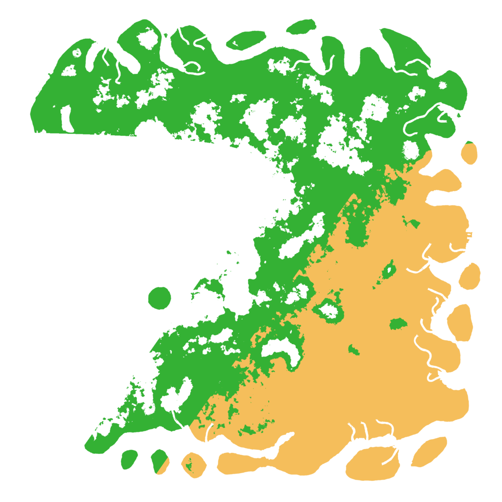 Biome Rust Map: Procedural Map, Size: 6000, Seed: 525445041