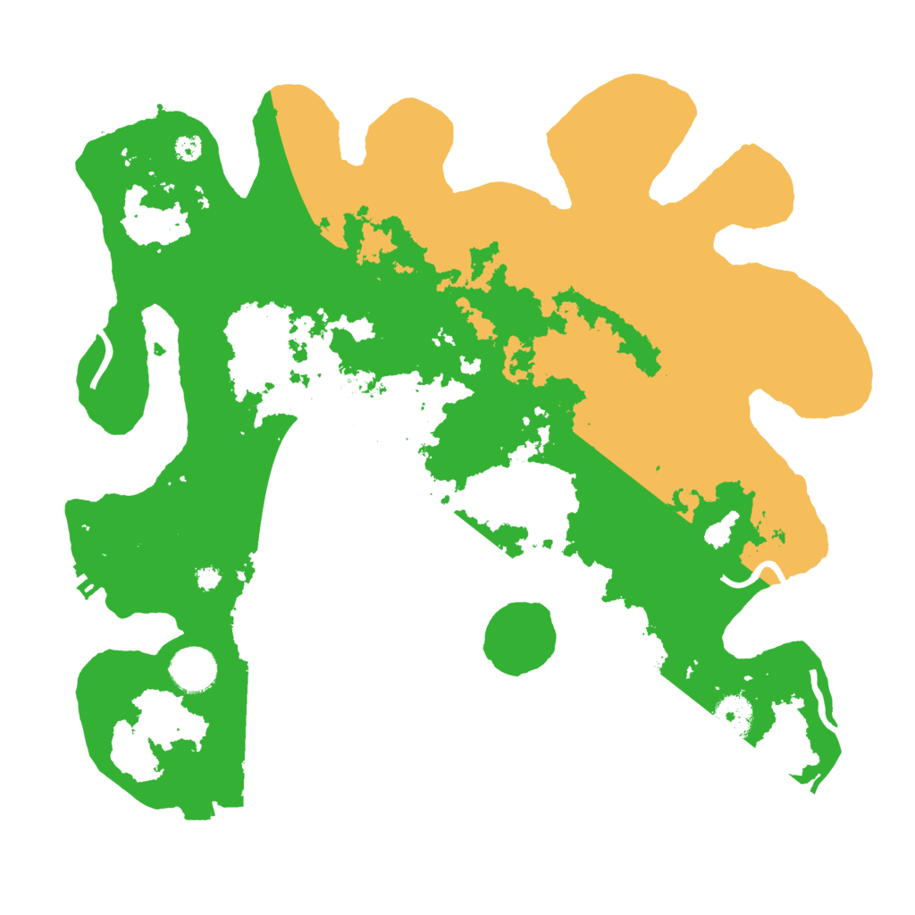 Biome Rust Map: Procedural Map, Size: 3500, Seed: 1406