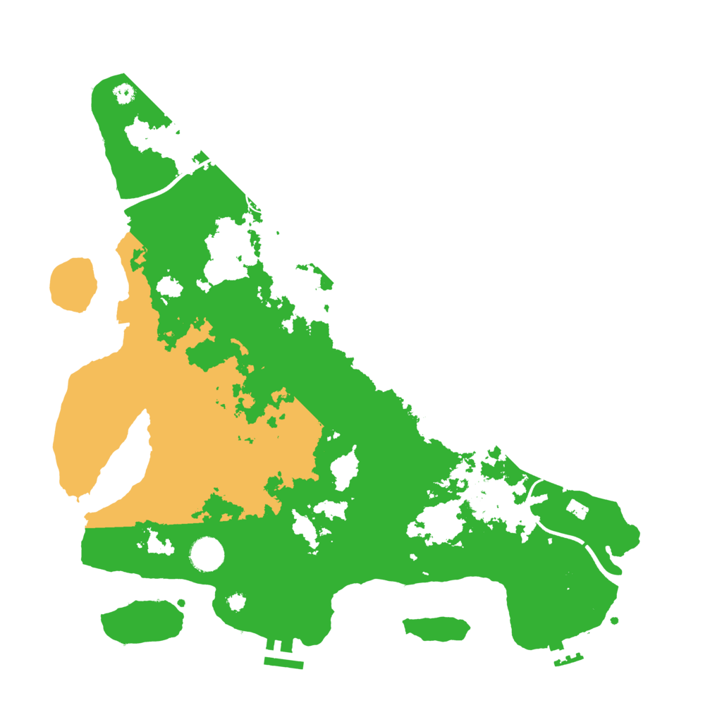 Biome Rust Map: Procedural Map, Size: 3700, Seed: 1425836640