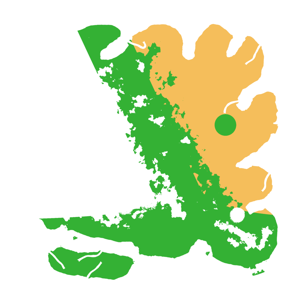 Biome Rust Map: Procedural Map, Size: 3650, Seed: 94584517