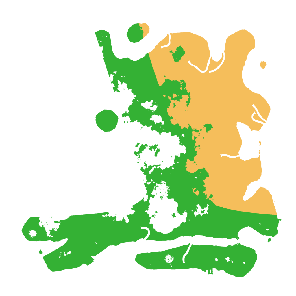 Biome Rust Map: Procedural Map, Size: 3700, Seed: 795197117