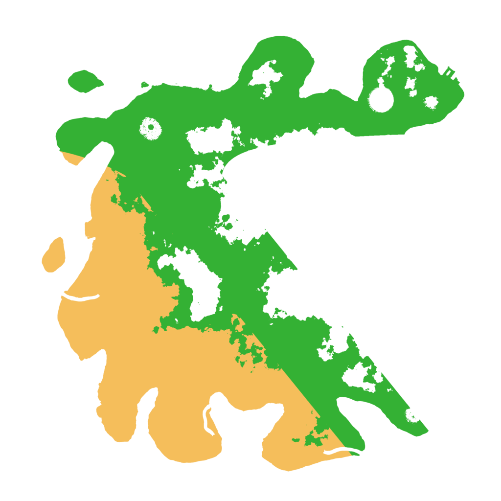 Biome Rust Map: Procedural Map, Size: 3500, Seed: 54011628