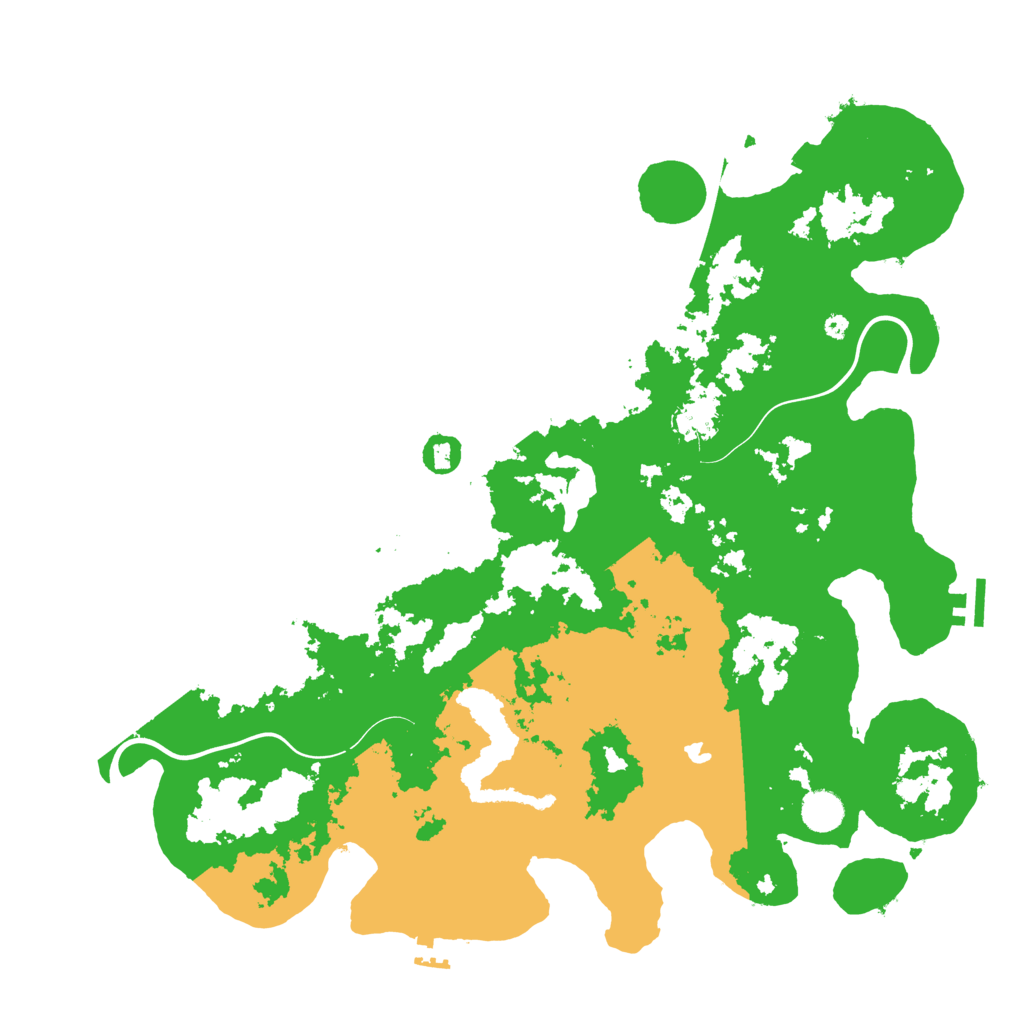 Biome Rust Map: Procedural Map, Size: 4300, Seed: 54626492