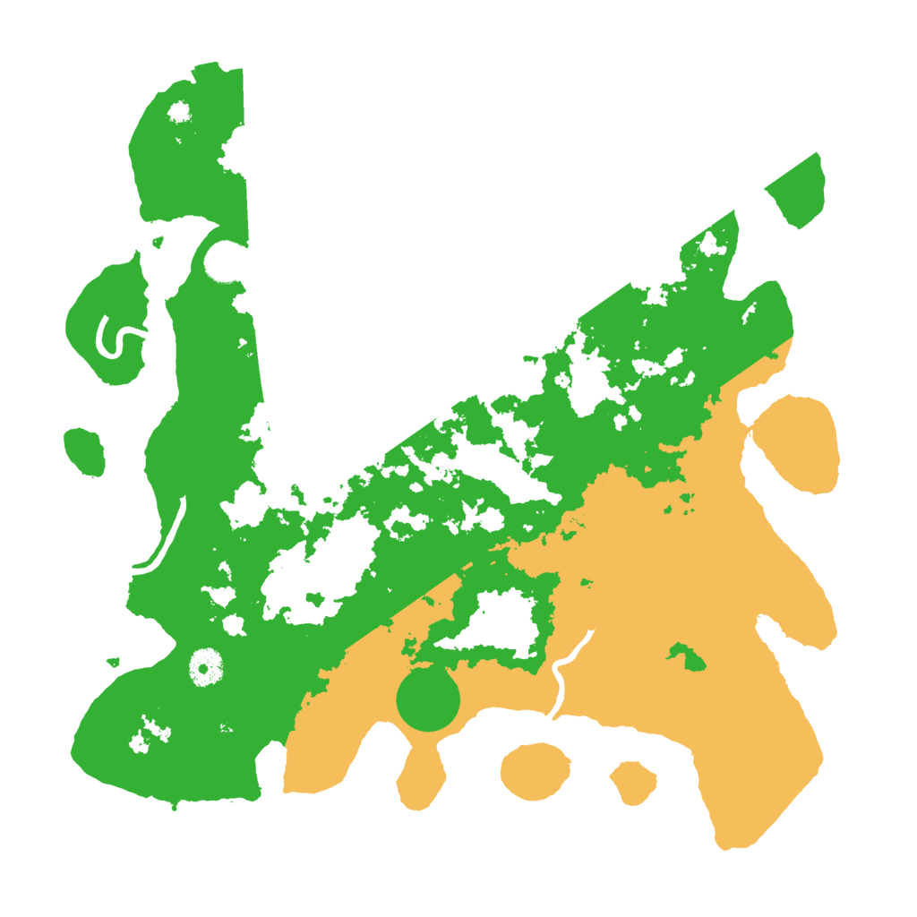 Biome Rust Map: Procedural Map, Size: 3800, Seed: 66656235