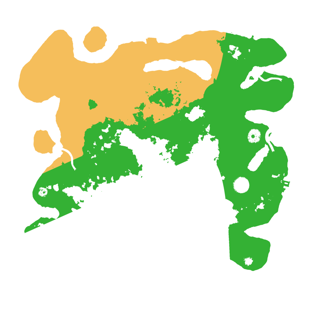 Biome Rust Map: Procedural Map, Size: 3500, Seed: 927928192