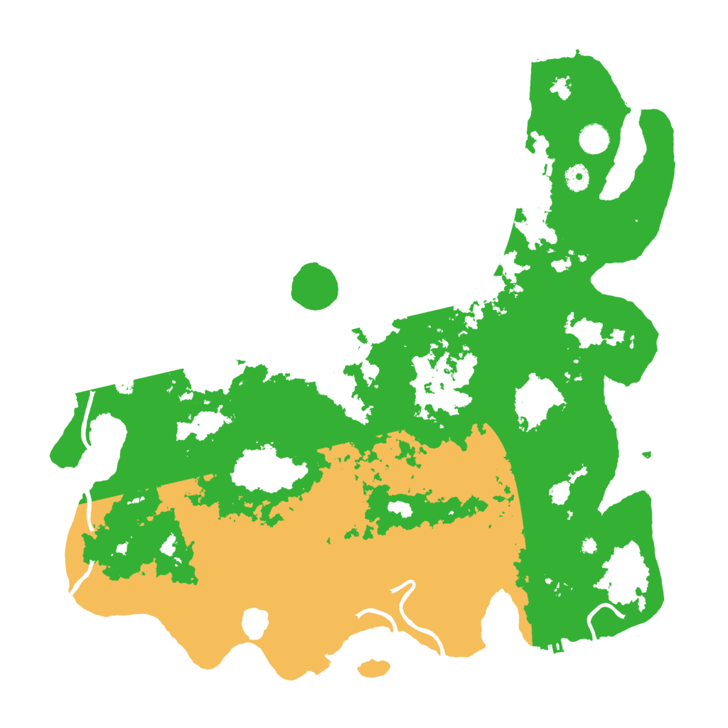 Biome Rust Map: Procedural Map, Size: 4300, Seed: 25641015