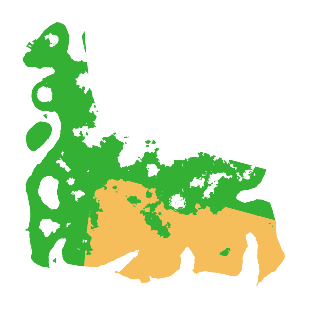 Biome Rust Map: Procedural Map, Size: 3700, Seed: 82724887