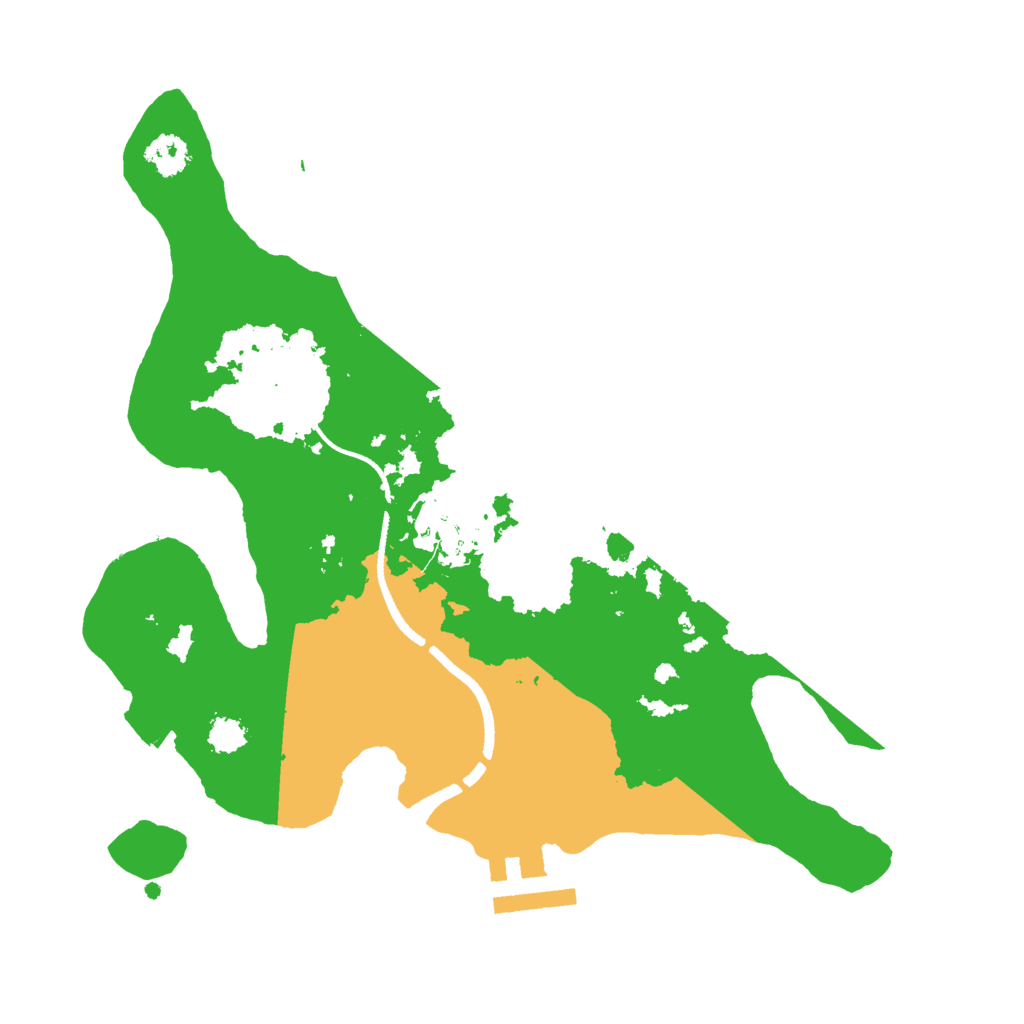 Biome Rust Map: Procedural Map, Size: 2500, Seed: 329180251