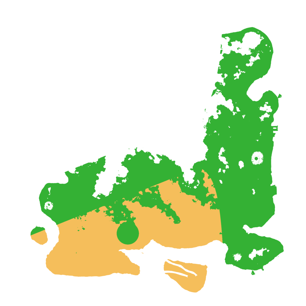 Biome Rust Map: Procedural Map, Size: 3650, Seed: 95930103