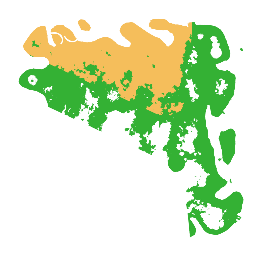 Biome Rust Map: Procedural Map, Size: 4100, Seed: 7771391
