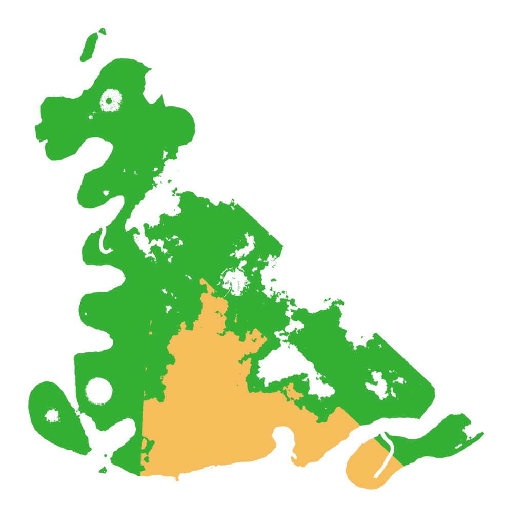 Biome Rust Map: Procedural Map, Size: 3500, Seed: 87481632