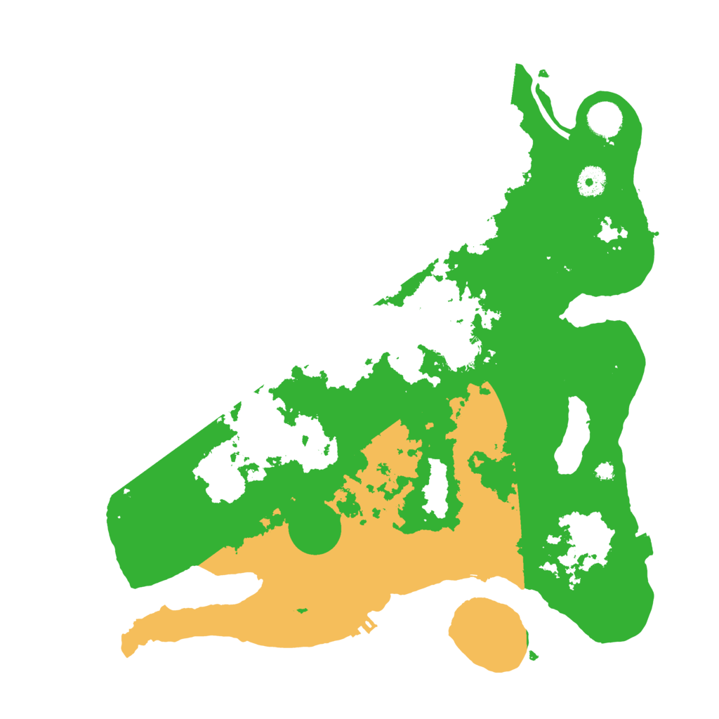 Biome Rust Map: Procedural Map, Size: 3650, Seed: 40451222