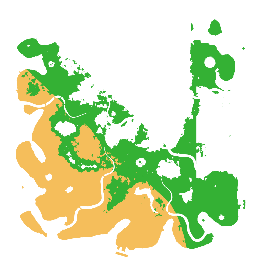 Biome Rust Map: Procedural Map, Size: 4250, Seed: 79625792