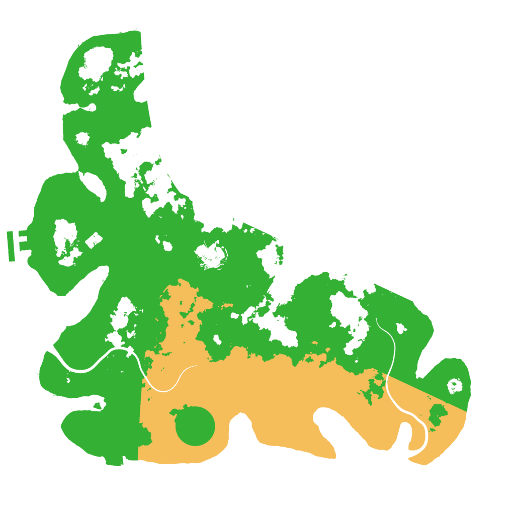 Biome Rust Map: Procedural Map, Size: 3450, Seed: 86648972