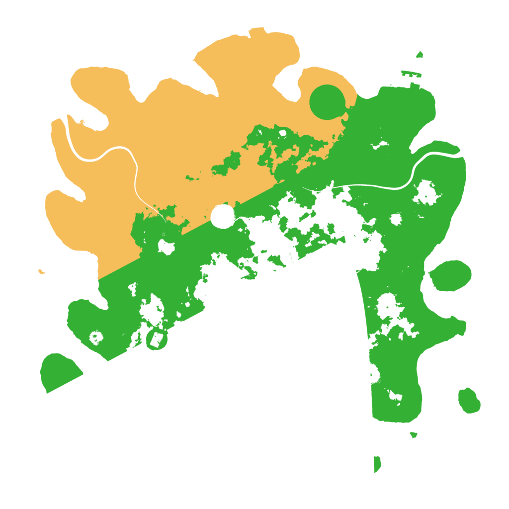 Biome Rust Map: Procedural Map, Size: 3800, Seed: 28767906