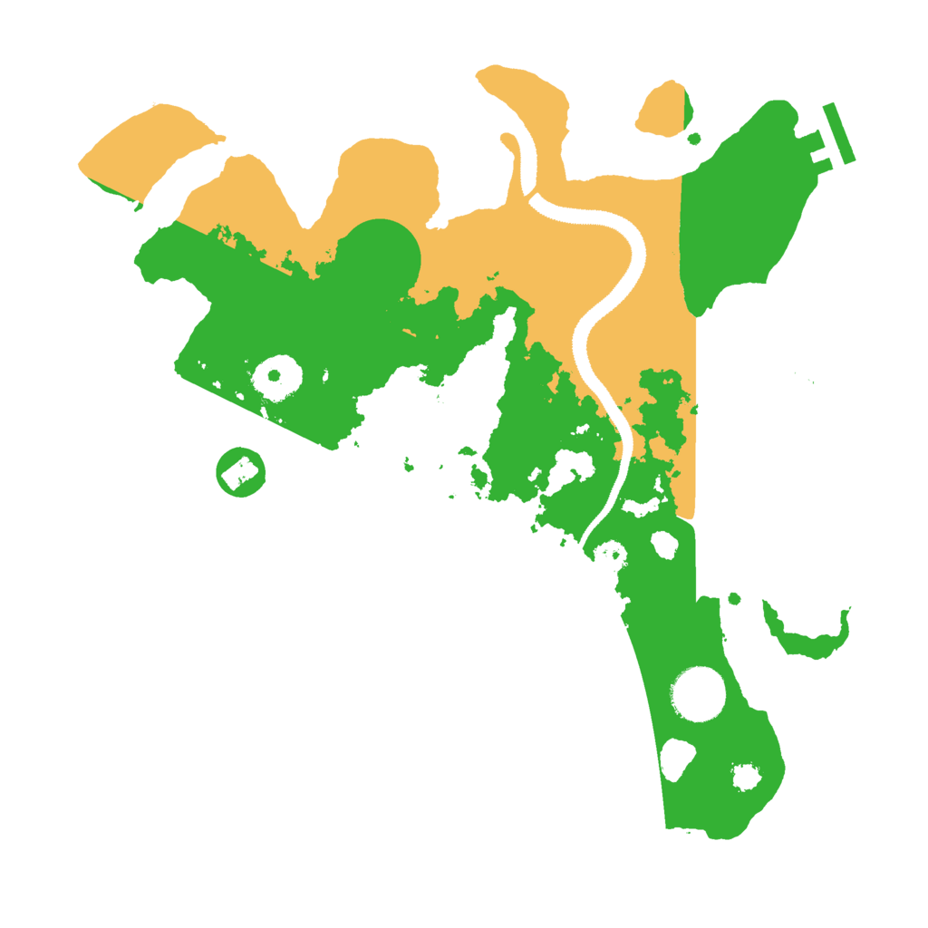 Biome Rust Map: Procedural Map, Size: 3000, Seed: 1449463026