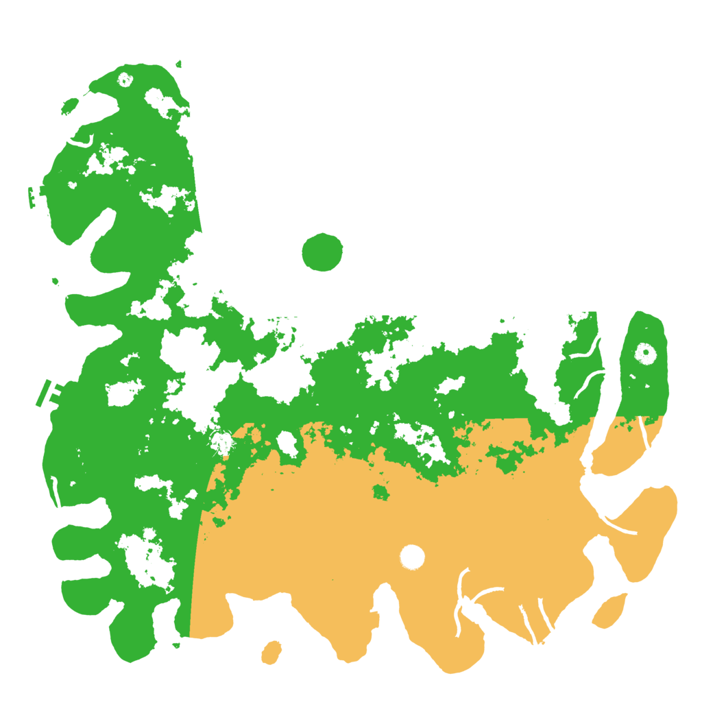 Biome Rust Map: Procedural Map, Size: 5000, Seed: 158918951