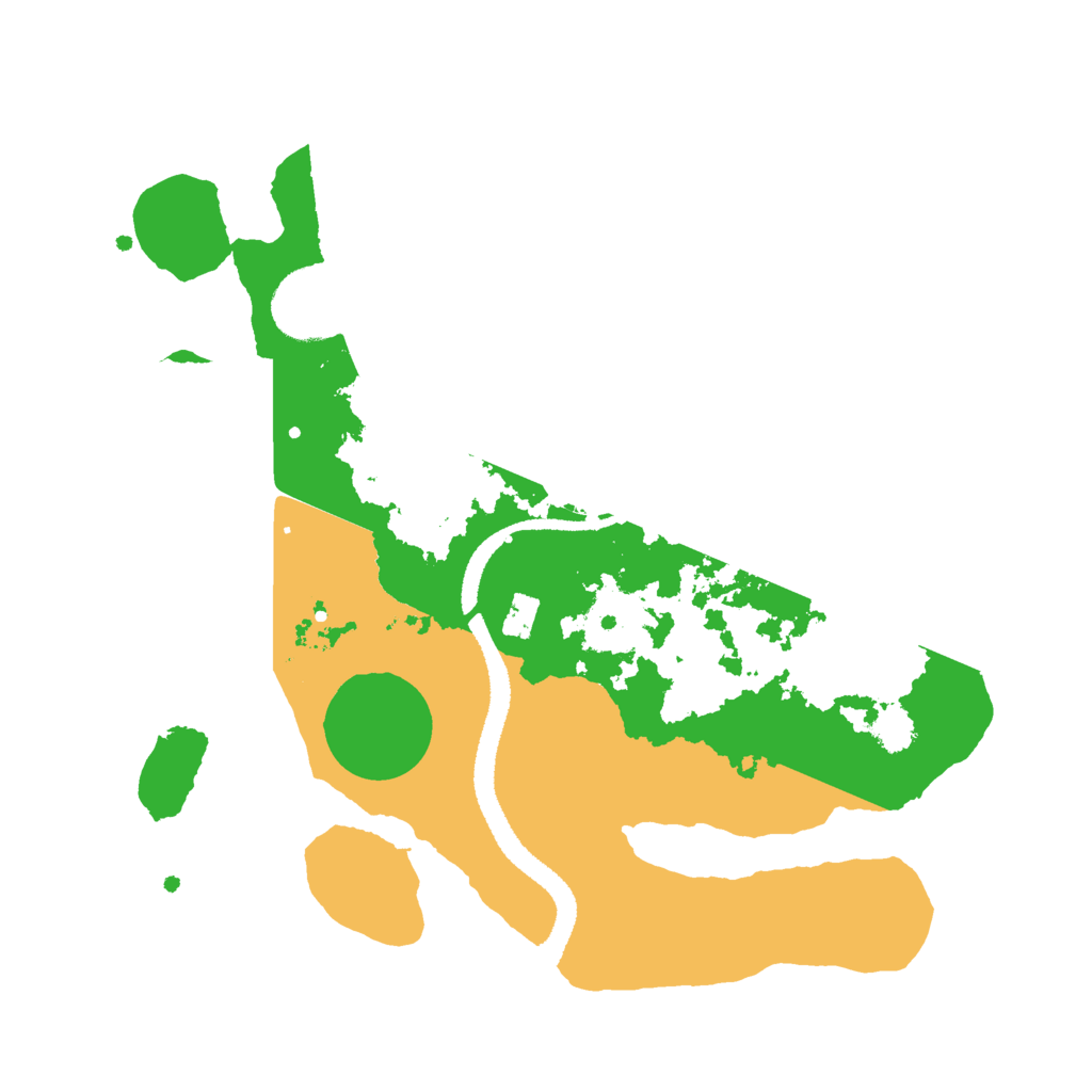 Biome Rust Map: Procedural Map, Size: 2700, Seed: 399840741