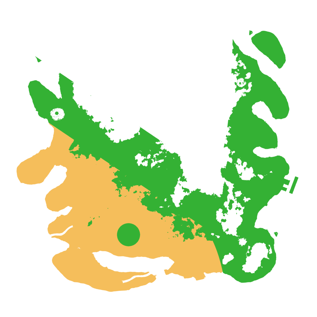 Biome Rust Map: Procedural Map, Size: 3650, Seed: 23516616