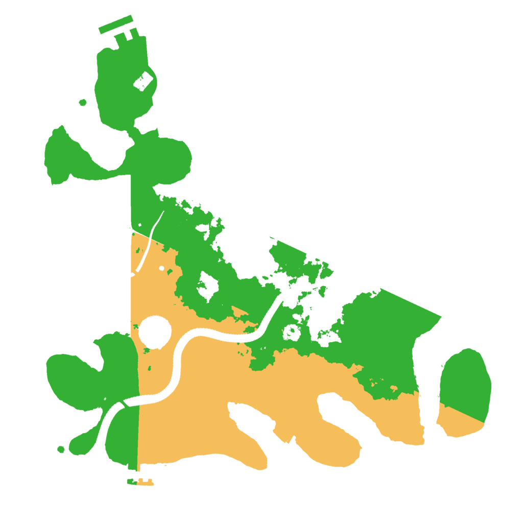 Biome Rust Map: Procedural Map, Size: 3000, Seed: 1592007996