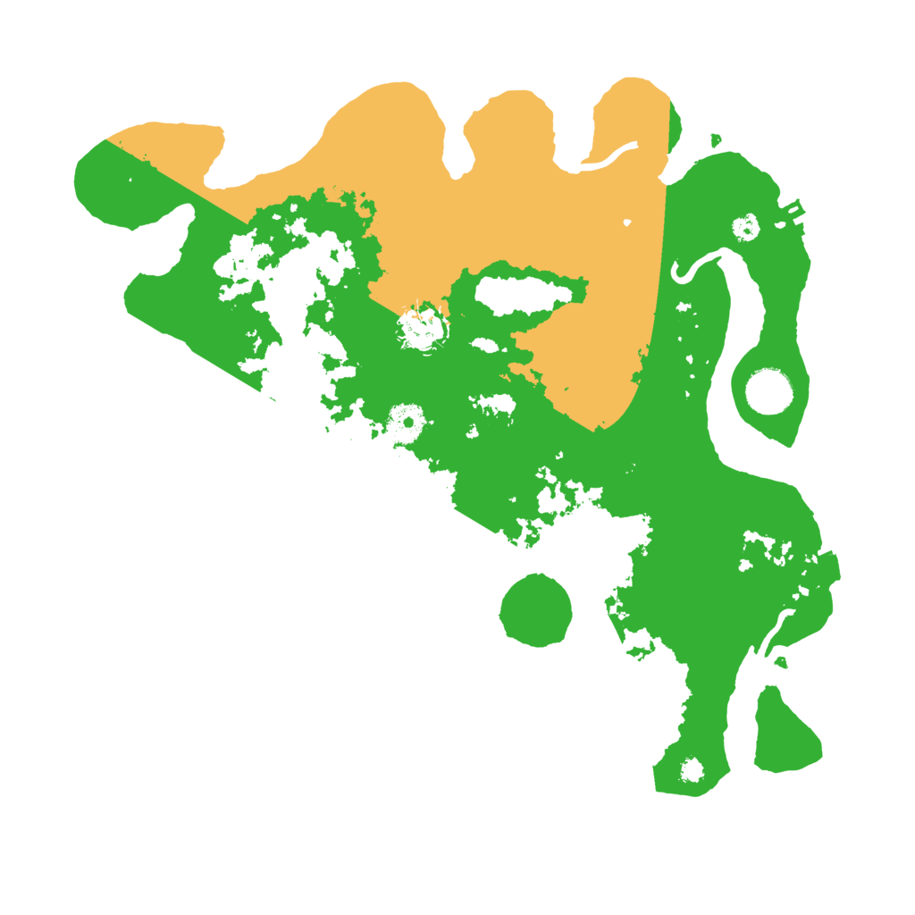 Biome Rust Map: Procedural Map, Size: 3500, Seed: 1517987799