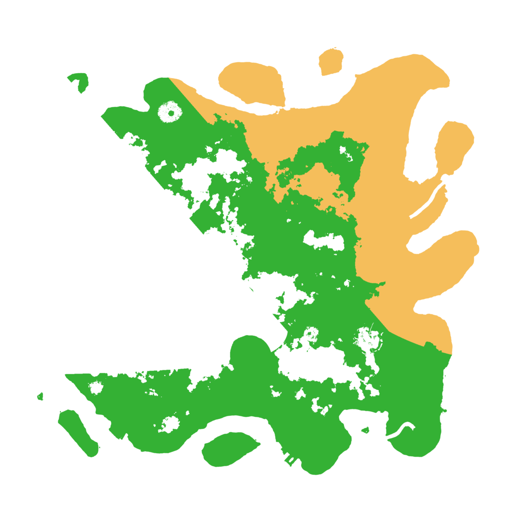 Biome Rust Map: Procedural Map, Size: 3500, Seed: 5892