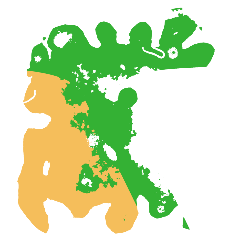 Biome Rust Map: Procedural Map, Size: 3500, Seed: 40800