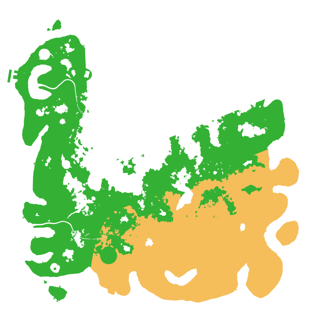 Biome Rust Map: Procedural Map, Size: 5000, Seed: 865794521